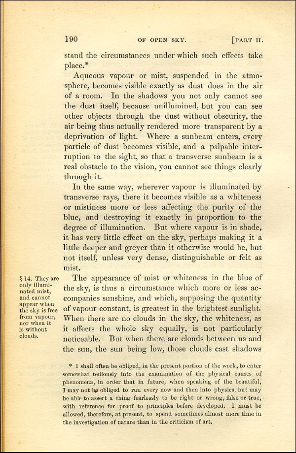 'Modern Painters' Volume I (1843 edition): Part II: Section III: Chapter I: Page 190