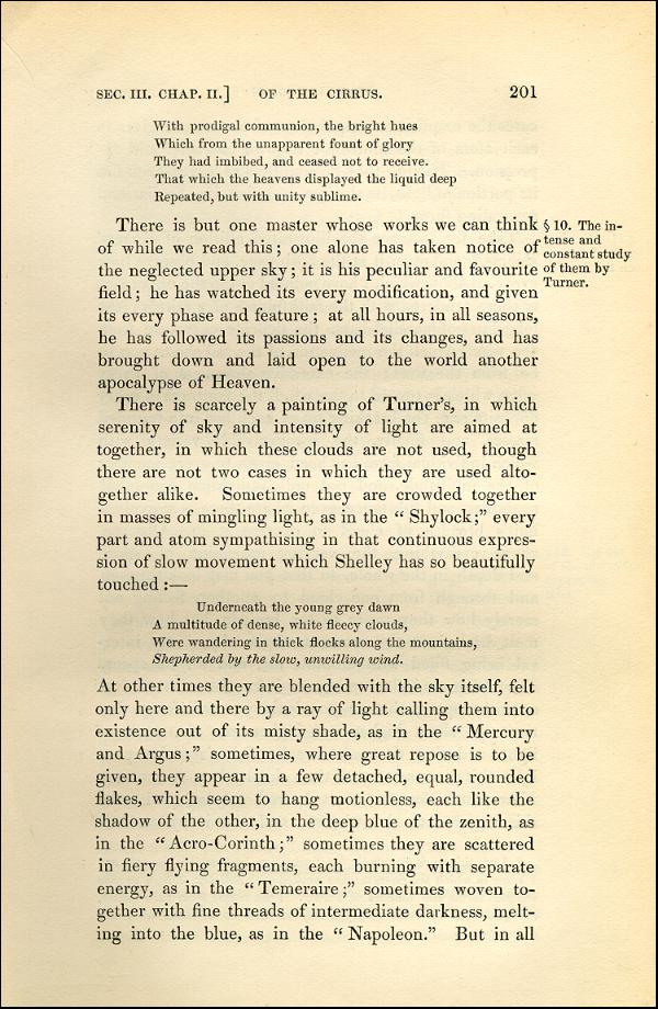 'Modern Painters' Volume I (1843 edition): Part II: Section III: Chapter II: Page 201