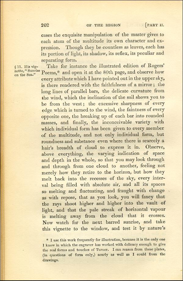 'Modern Painters' Volume I (1843 edition): Part II: Section III: Chapter II: Page 202