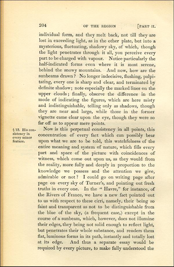 'Modern Painters' Volume I (1843 edition): Part II: Section III: Chapter II: Page 204
