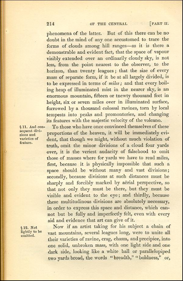 'Modern Painters' Volume I (1843 edition): Part II: Section III: Chapter III: Page 214