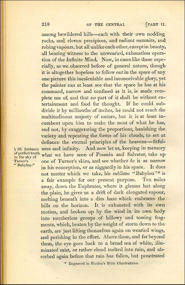 'Modern Painters' Volume I (1843 edition): Part II: Section III: Chapter III: Page 218