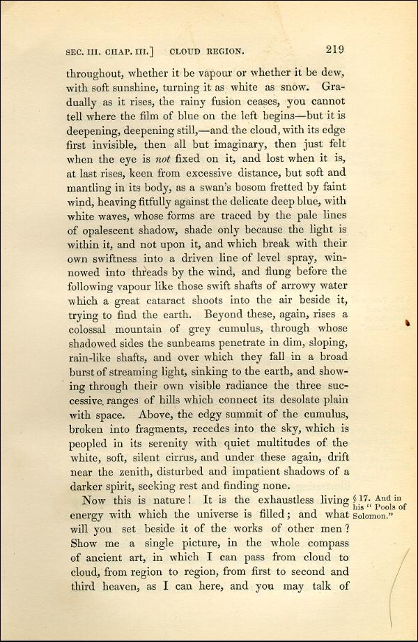 'Modern Painters' Volume I (1843 edition): Part II: Section III: Chapter III: Page 219