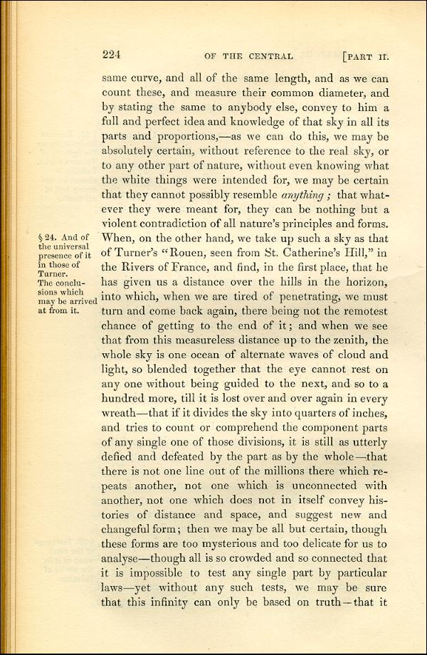 'Modern Painters' Volume I (1843 edition): Part II: Section III: Chapter III: Page 224