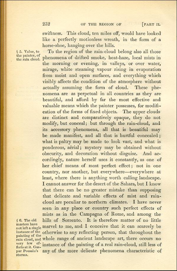 'Modern Painters' Volume I (1843 edition): Part II: Section III: Chapter IV: Page 232