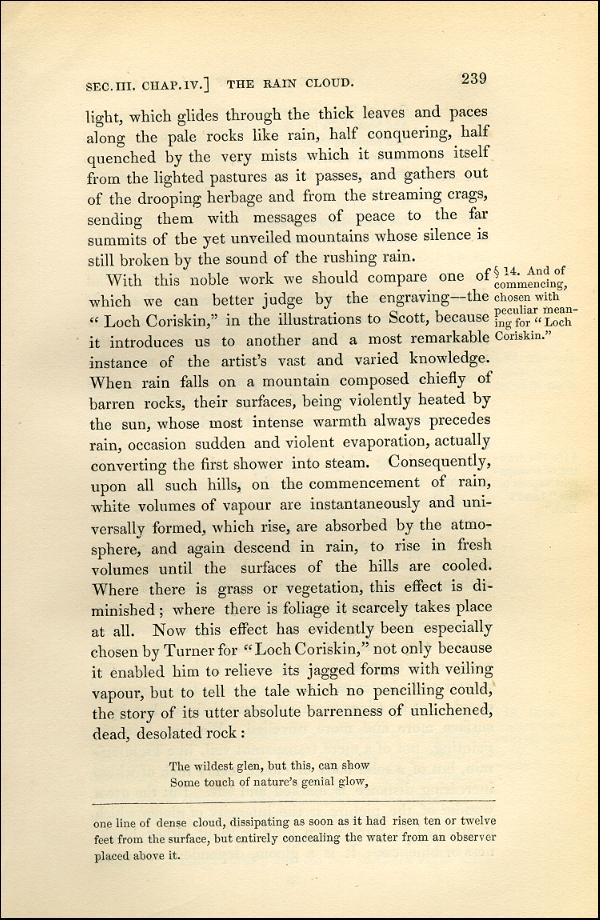 'Modern Painters' Volume I (1843 edition): Part II: Section III: Chapter IV: Page 239