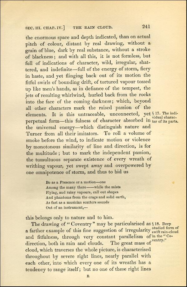 'Modern Painters' Volume I (1843 edition): Part II: Section III: Chapter IV: Page 241