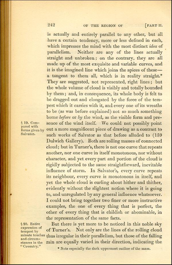 'Modern Painters' Volume I (1843 edition): Part II: Section III: Chapter IV: Page 242