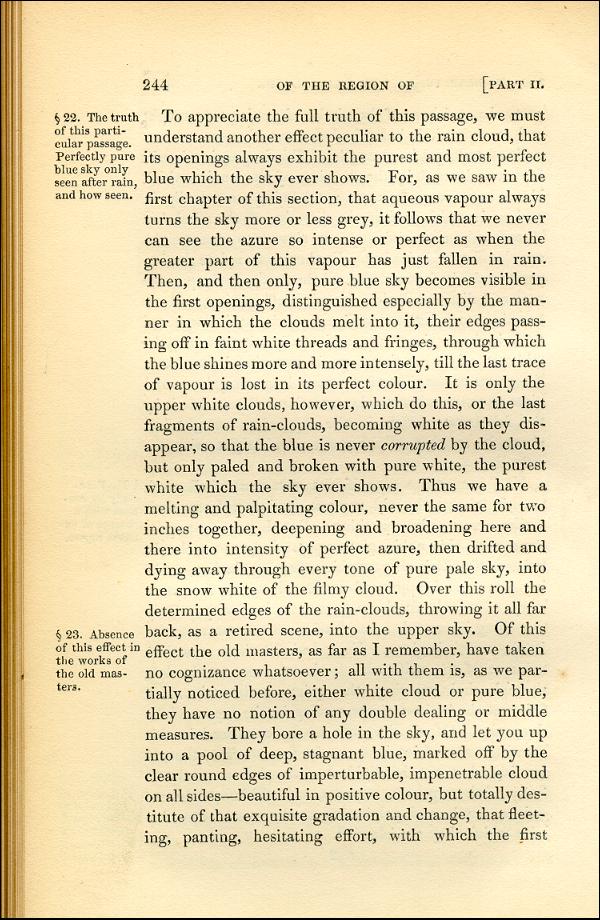 'Modern Painters' Volume I (1843 edition): Part II: Section III: Chapter IV: Page 244