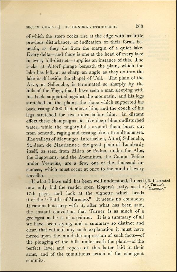 'Modern Painters' Volume I (1843 edition): Part II: Section IV: Chapter I: Page 263