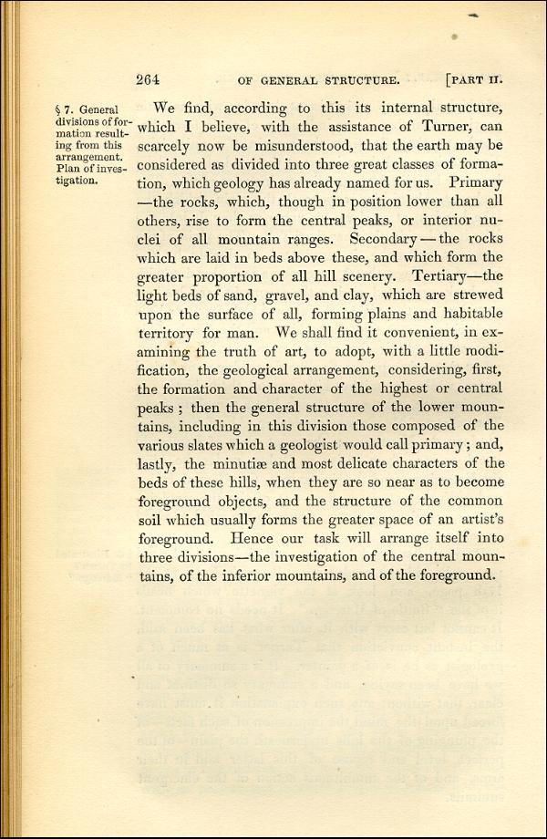 'Modern Painters' Volume I (1843 edition): Part II: Section IV: Chapter I: Page 264