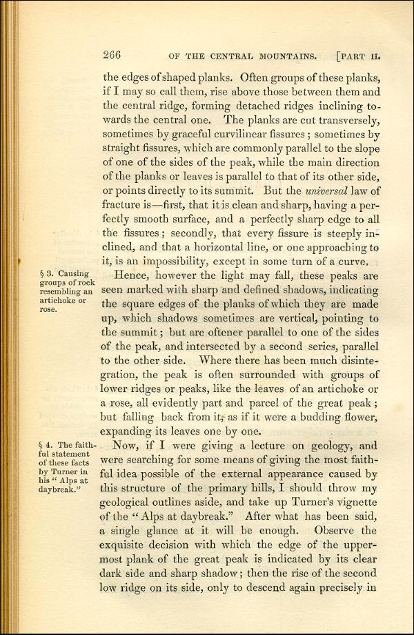 'Modern Painters' Volume I (1843 edition): Part II: Section IV: Chapter II: Page 266