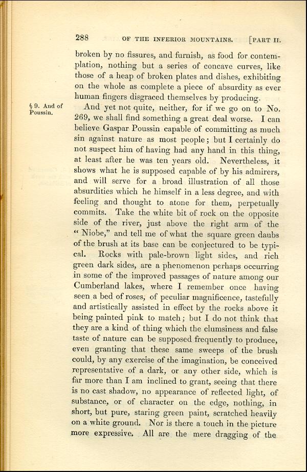 'Modern Painters' Volume I (1843 edition): Part II: Section IV: Chapter III: Page 288