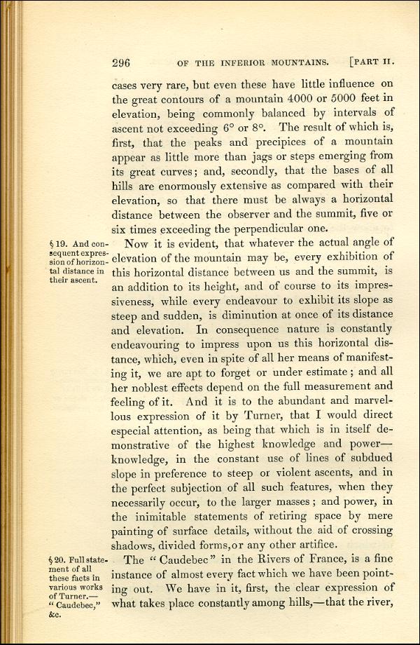 'Modern Painters' Volume I (1843 edition): Part II: Section IV: Chapter III: Page 296