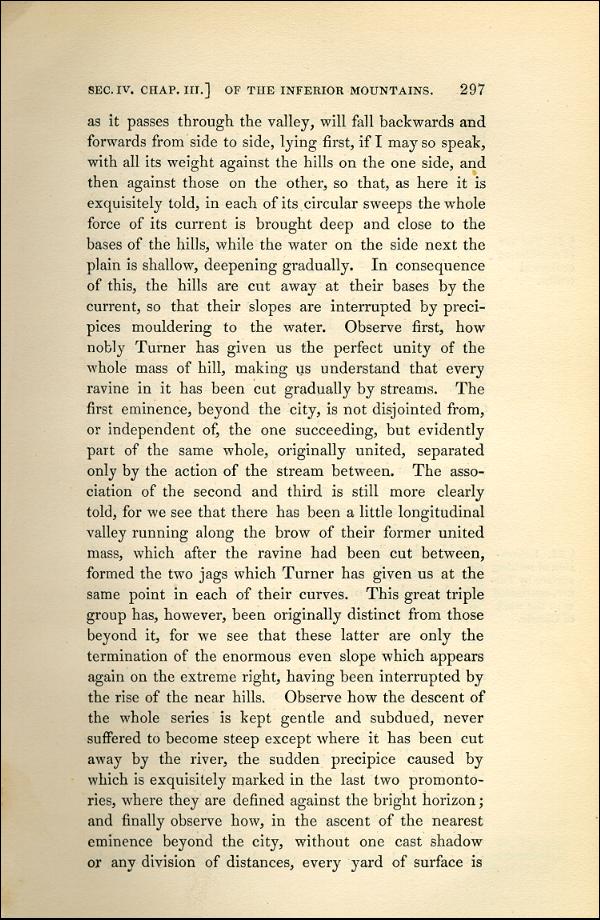'Modern Painters' Volume I (1843 edition): Part II: Section IV: Chapter III: Page 297