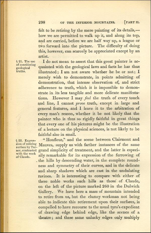 'Modern Painters' Volume I (1843 edition): Part II: Section IV: Chapter III: Page 298