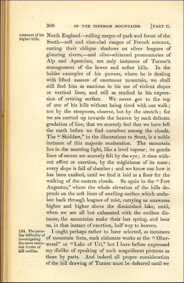 'Modern Painters' Volume I (1843 edition): Part II: Section IV: Chapter III: Page 300