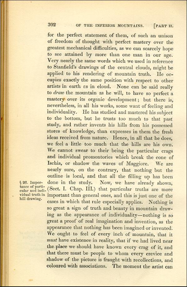 'Modern Painters' Volume I (1843 edition): Part II: Section IV: Chapter III: Page 302