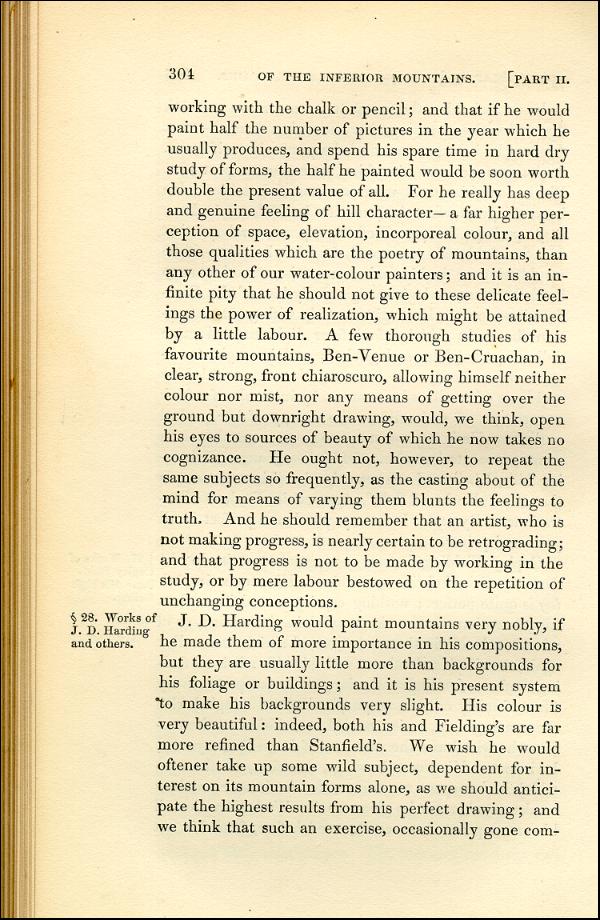 'Modern Painters' Volume I (1843 edition): Part II: Section IV: Chapter III: Page 304
