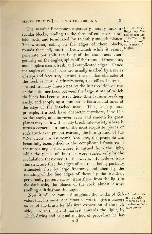 'Modern Painters' Volume I (1843 edition): Part II: Section IV: Chapter IV: Page 307