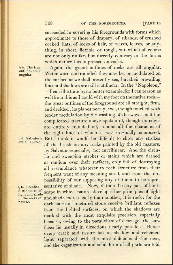'Modern Painters' Volume I (1843 edition): Part II: Section IV: Chapter IV: Page 308