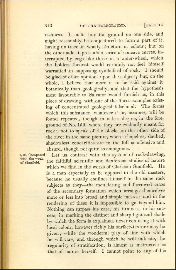 'Modern Painters' Volume I (1843 edition): Part II: Section IV: Chapter IV: Page 310