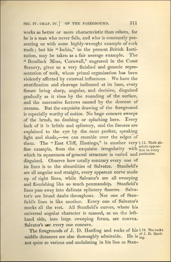 'Modern Painters' Volume I (1843 edition): Part II: Section IV: Chapter IV: Page 311