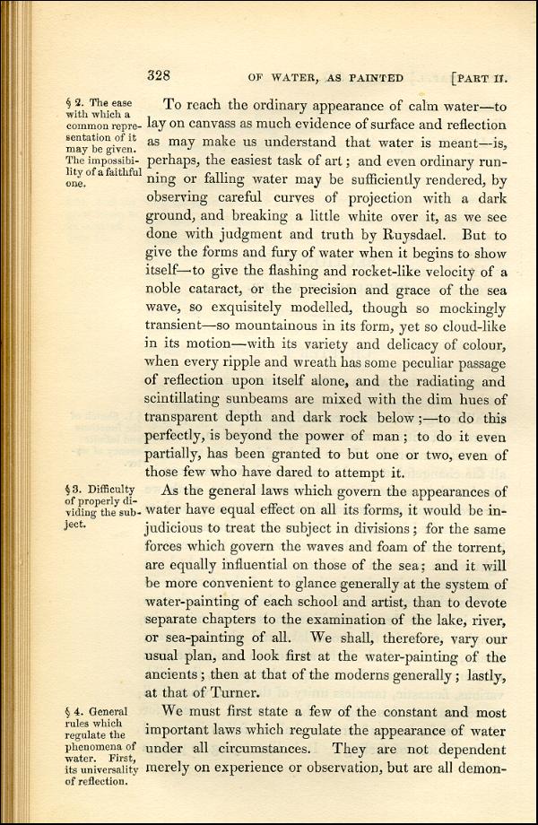 'Modern Painters' Volume I (1843 edition): Part II: Section V: Chapter I: Page 328