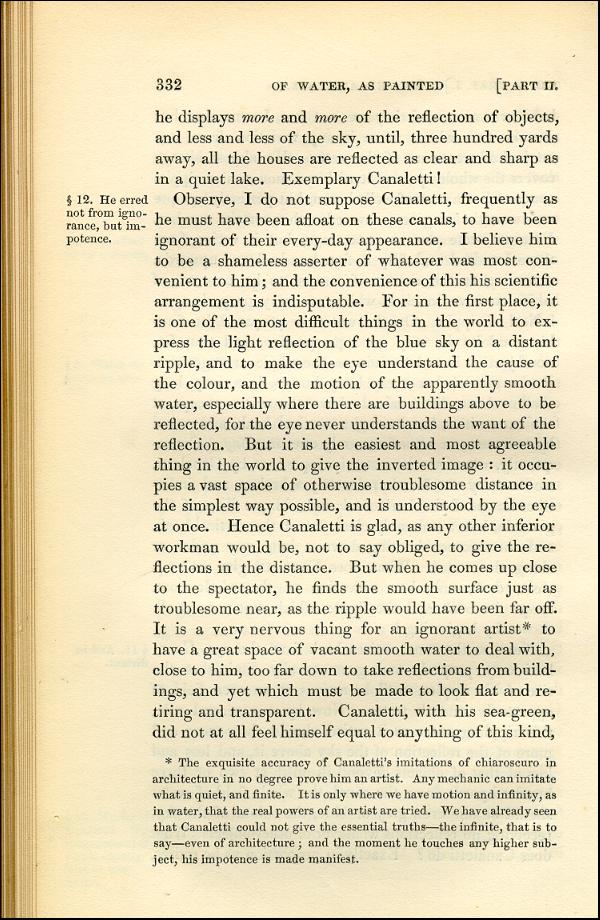 'Modern Painters' Volume I (1843 edition): Part II: Section V: Chapter I: Page 332