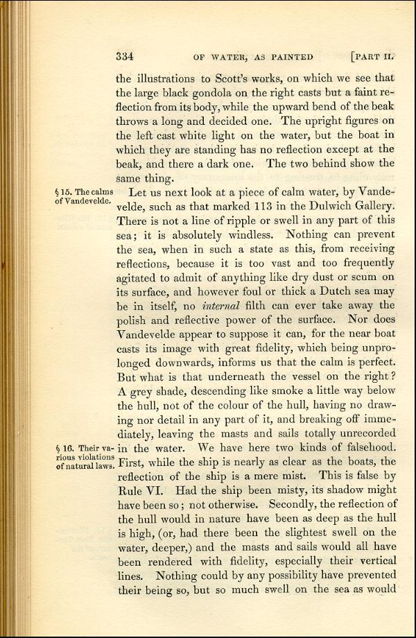 'Modern Painters' Volume I (1843 edition): Part II: Section V: Chapter I: Page 334