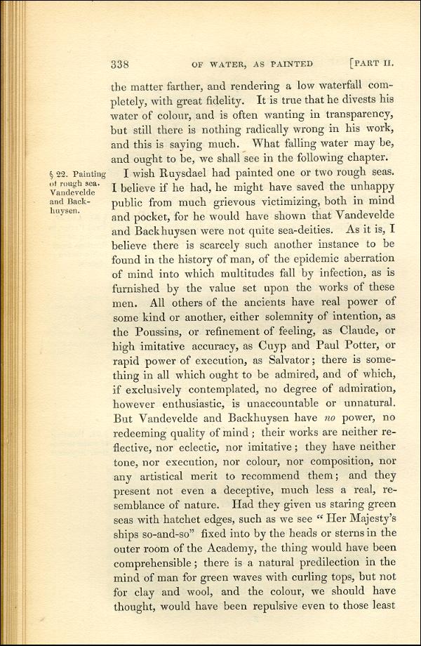 'Modern Painters' Volume I (1843 edition): Part II: Section V: Chapter I: Page 338