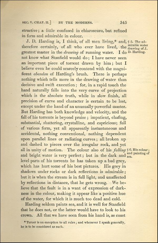 'Modern Painters' Volume I (1843 edition): Part II: Section V: Chapter II: Page 345