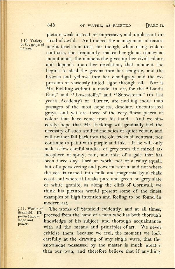 'Modern Painters' Volume I (1843 edition): Part II: Section V: Chapter II: Page 348