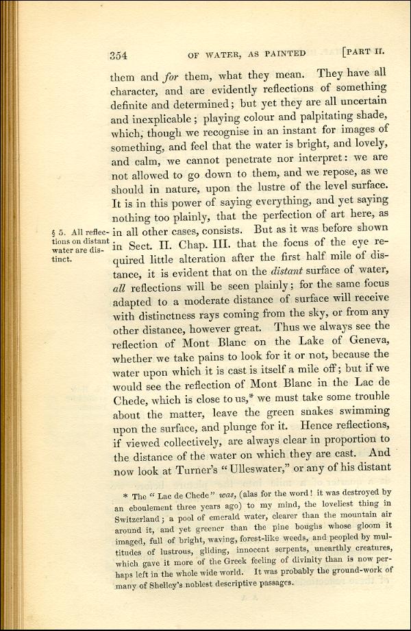 'Modern Painters' Volume I (1843 edition): Part II: Section V: Chapter III: Page 354