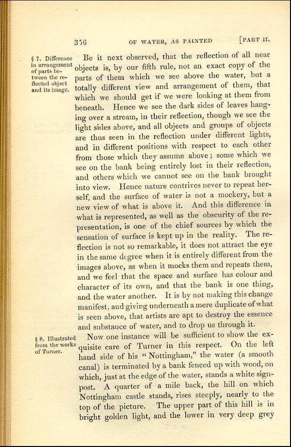 'Modern Painters' Volume I (1843 edition): Part II: Section V: Chapter III: Page 356