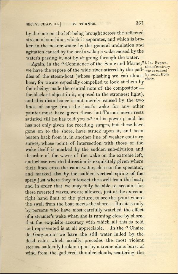 'Modern Painters' Volume I (1843 edition): Part II: Section V: Chapter III: Page 361