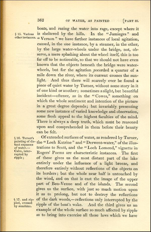 'Modern Painters' Volume I (1843 edition): Part II: Section V: Chapter III: Page 362