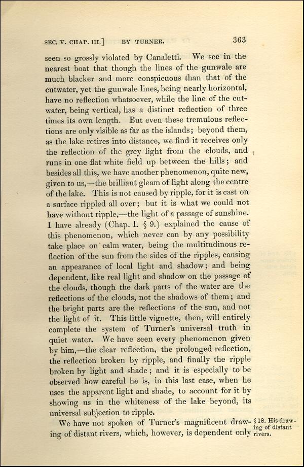 'Modern Painters' Volume I (1843 edition): Part II: Section V: Chapter III: Page 363