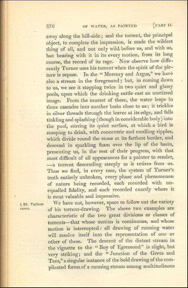 'Modern Painters' Volume I (1843 edition): Part II: Section V: Chapter III: Page 370