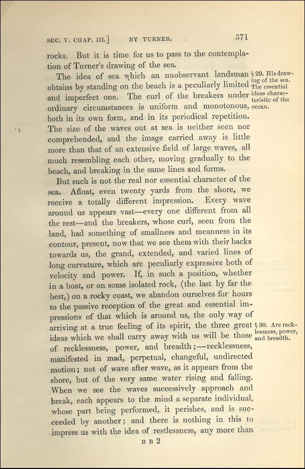 'Modern Painters' Volume I (1843 edition): Part II: Section V: Chapter III: Page 371