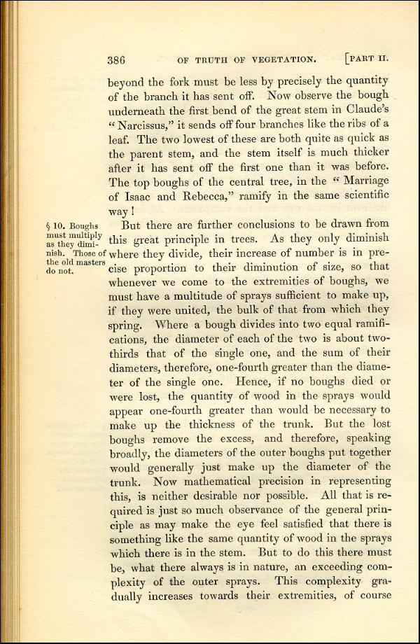 'Modern Painters' Volume I (1843 edition): Part II: Section VI: Chapter I: Page 386
