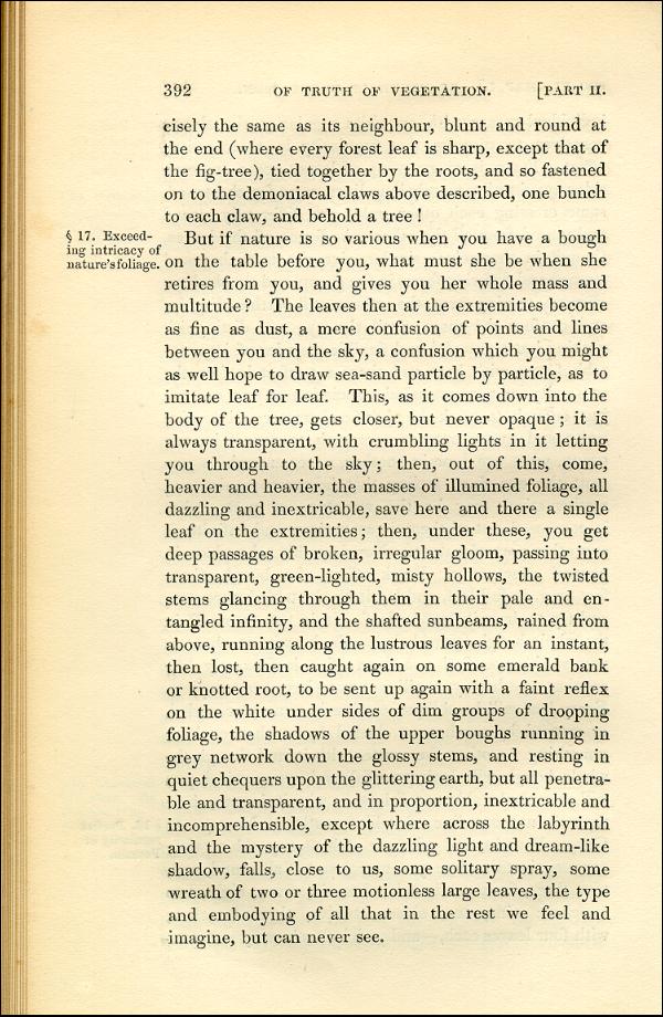 'Modern Painters' Volume I (1843 edition): Part II: Section VI: Chapter I: Page 392