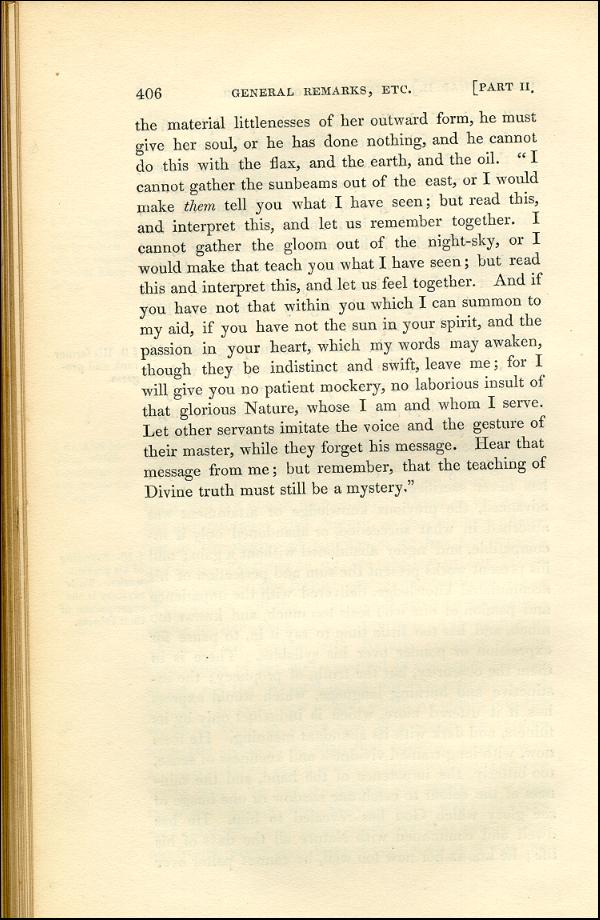 'Modern Painters' Volume I (1843 edition): Part II: Section VI: Chapter II: Page 406