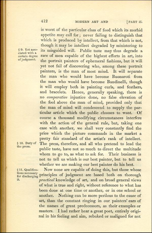 'Modern Painters' Volume I (1843 edition): Part II: Section VI: Chapter III: Page 412