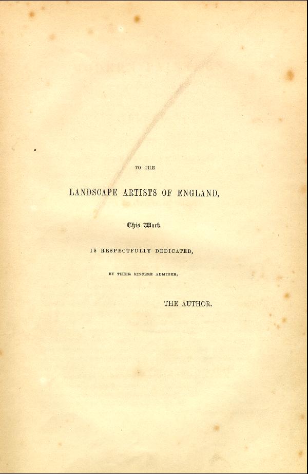 'Modern Painters' Volume I (1846 edition): Front Matter: Title Pages: Page v