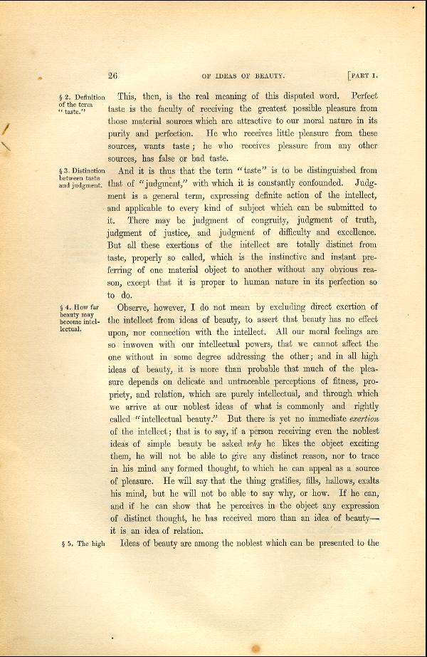 'Modern Painters' Volume I (1846 edition): Part I: Section I: Chapter VI: Page 26