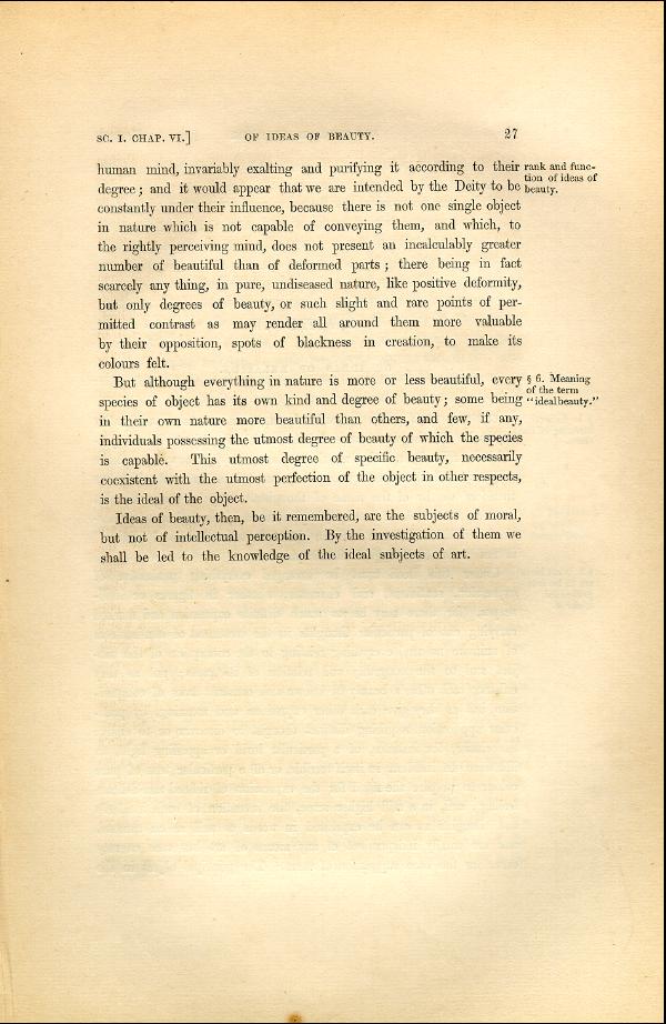 'Modern Painters' Volume I (1846 edition): Part I: Section I: Chapter VI: Page 27