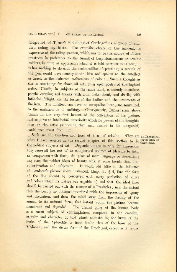 'Modern Painters' Volume I (1846 edition): Part I: Section I: Chapter VII: Page 29