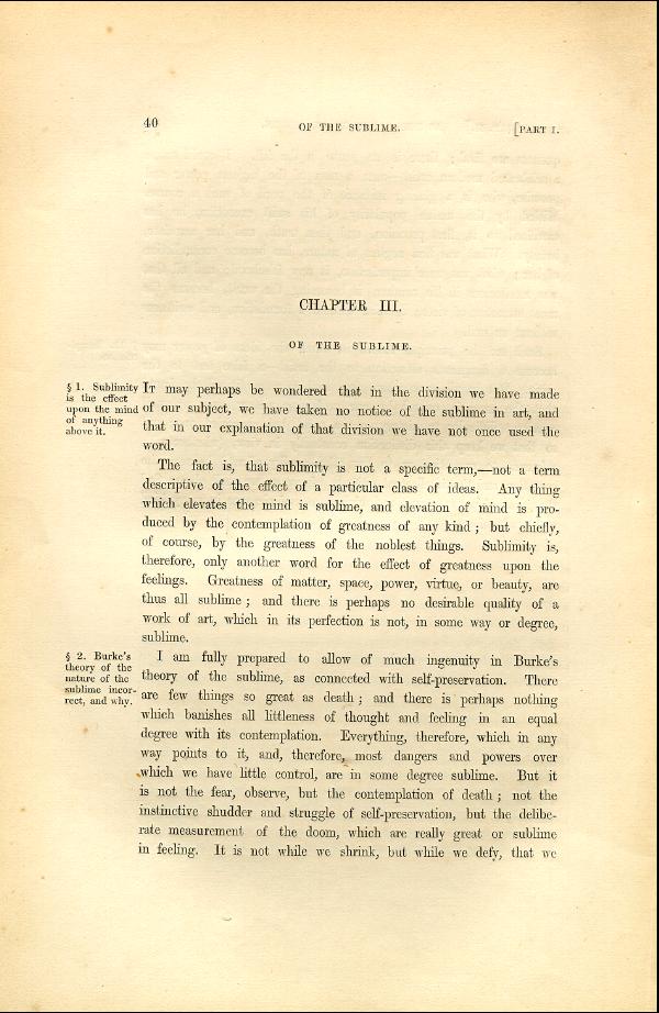 'Modern Painters' Volume I (1846 edition): Part I: Section II: Chapter III: Page 40