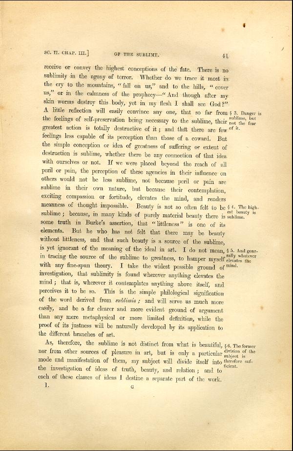 'Modern Painters' Volume I (1846 edition): Part I: Section II: Chapter III: Page 41